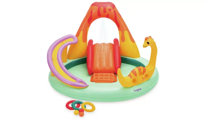Funsicle 6.6ft Dinosaur Play Centre Paddling Pool - 97L