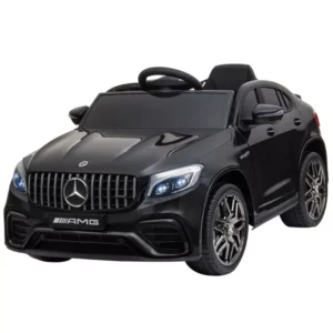 Aosom 12V Ride On Toy Car For Kids With Remote Control, Mercedes Benz AMG GLC63S Coupe, 2 Speed, with Music, Electric Light, Black