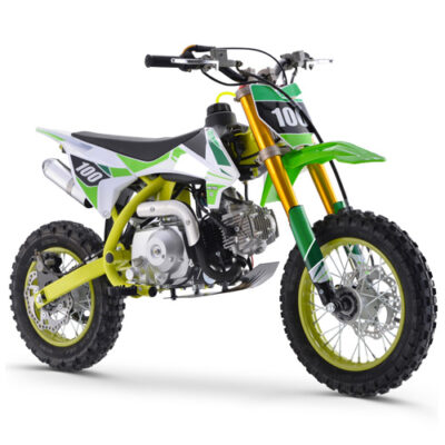 110cc Maverick 4-Stroke Motocross Bike – Teen Off-Road Dominator (Ages 13+ | Forest Green | 4-Speed Manual)