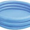 Crystal Blue Inflatable Kiddie Pool Perfect Splash Zone for Little Ones