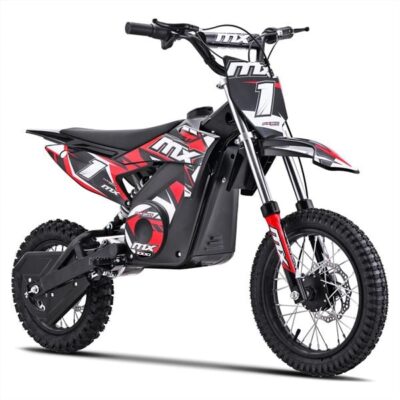 FunBikes MX1000 1000w 36v 62cm Lithium Red Electric Kids Dirt Bike