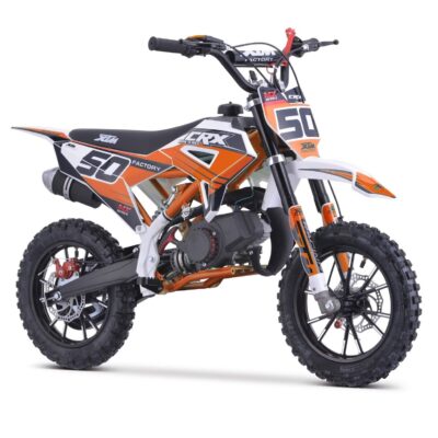 Orange age 6-12 Chunky Tyre 49cc Petrol Compact Dirt Bike