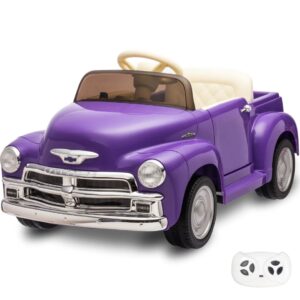 Chevrolet 3100 Ride-On Kids Car (12V) - Purple