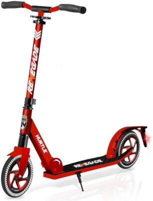 Electric Scooter, 350W/500W Motor, Max 30 Miles Range, 16/18 Mph Top Speed, 8.5''/10'' Tires, Dual Braking, Kick Scooter, 2 Wheels and Height Handlebars