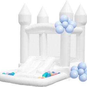 White Castle Inflatable Bounce House – Magical Jumping Fun for Kids