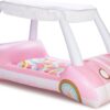 Barbie Luxury Inflatable Golf Cart Pool Float Pink Paradise for Pool or Backyard Fun