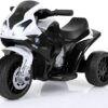 Kids Electric Ride on Motorcycle w/Headlights &Music, Pedal, Licensed BMW 6V Battery Powered 3 Wheels Motorcycle Toy for Children Boys & Girls, (Black)