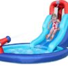 Inflatable Bounce House with Waterslide – 2-in-1 Wet/Dry Play Center - Ultimate Backyard Fun for Kids 3-6 Years