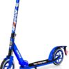 Hurtle Renegade Kick Scooter for Kids, Teenagers & Adults - 2-Wheel Folding Scooter with Adjustable T-Bar Handlebar - Alloy Anti-Slip Deck