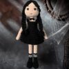 Wednesday Addams Crochet Doll – Spooky & Adorable Handmade Horror Collectible