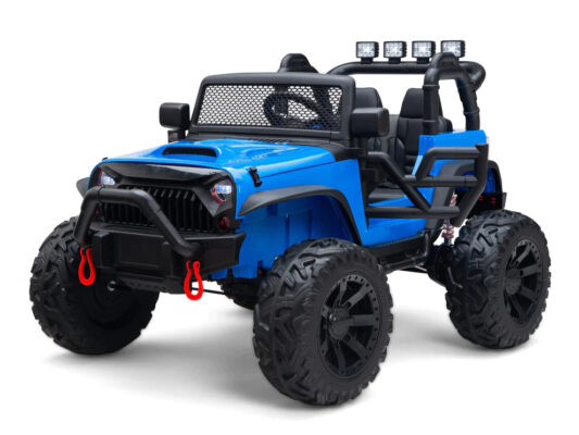 Kids 24 Volts Battery Operated Ride-On Truck (Blue)