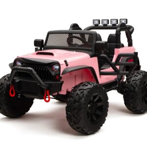 Pink 24V Ride-On Truck – Ultimate Electric Adventure for Kids (Ages 3-8)