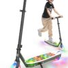 Kids Electric Scooter with LED Lights