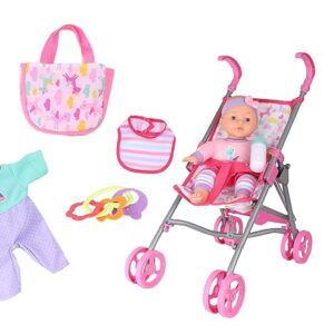 Dream Collection Baby Doll Care Gift Set – Complete Nurturing Playtime