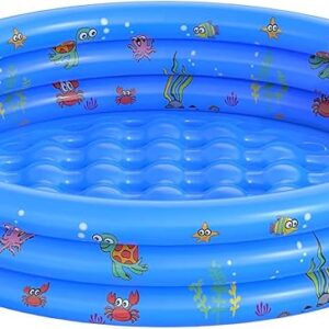 Garden Round Inflatable Baby Pool – Safe Splash Fun for Toddlers