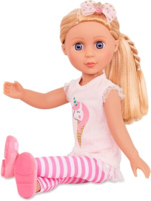 Glitter Girls –14" Fashion Doll - Lacy Blonde Hair, Blue Eyes & Stylish Outfit | Ages 3+