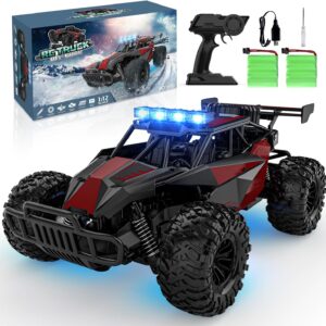 2.4GHz High-Speed RC Monster Truck - 33KM/H Off-Road Beast with LED Lights