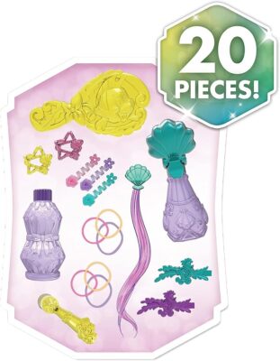 Disney Princess Shimmer Spa Ariel – 8" Styling Head with 20-Piece Spa Set