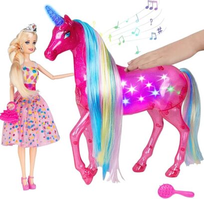 My Dreamy Unicorn and Princess Doll Playset - Enchanting Playtime Awaits