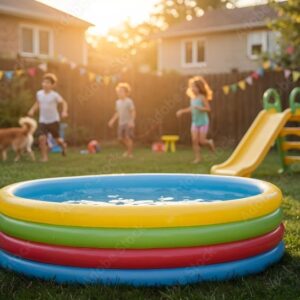 Sunny Splash Inflatable Kiddie Pool