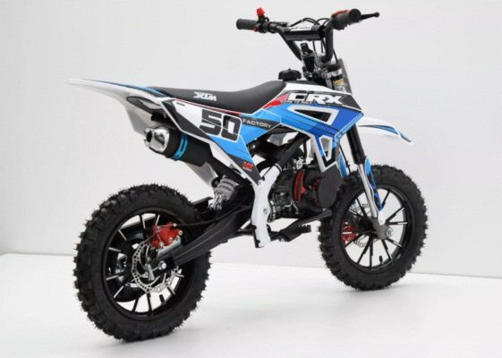 Blue Age 6-12 Chunky Tyre 49cc Petrol Compact Dirt Bike - Adventure Awaits
