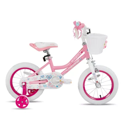 12" Pink Girls Bike with Training Wheels |The Perfect First Bike for Little Princesses (Ages 2-5)