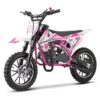 Girls Pink 2 Stroke 50cc Compact Dirt Bike Motorbike