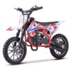 Kids Union Jack 2 Stroke 49cc Dirt Bike Motorbike (Ages 6-12 | Patriotic Design | Off-Road Fun)