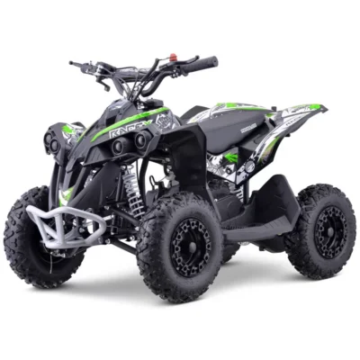 Lads Green 49cc x-Race Petrol Auto Quad Bike 5-8