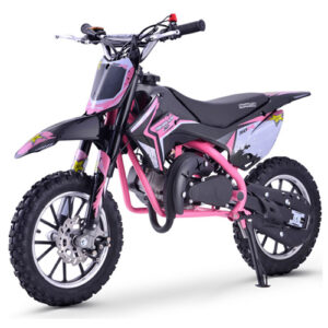 Premium Pink Xtreme 49cc Kids Petrol Bike with Disc Brakes