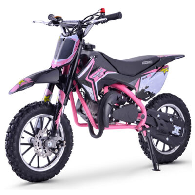 Premium Pink Xtreme 49cc Kids Petrol Bike with Disc Brakes
