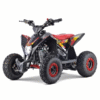 Red Age 5-10 90cc Youth 4-Stroke Petrol Power Quad Bike
