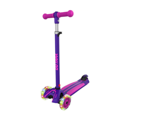 GoTrax LS1 3-Wheel Kick Scooter - Purple