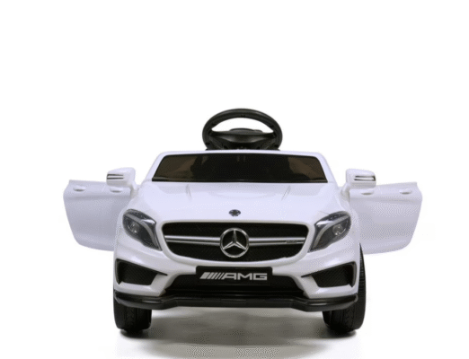 White Electric Sports Car Toy – Battery-Powered Ride-On for Kids (Ages 2-5)