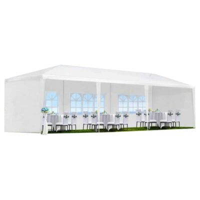 Spacious Design,10x30 Wedding Party Canopy Tent Outdoor Gazebo with 5 Removable Sidewalls,Quality Material