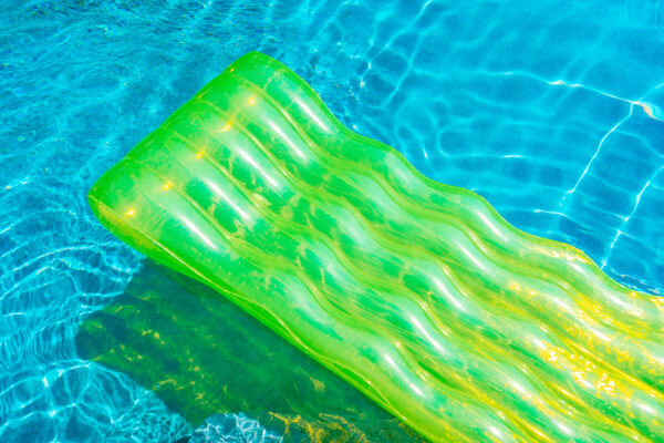 Transparent Green Pool Float