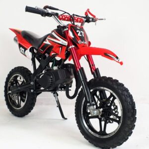 Red Age 6-12 Chunky Tyre 49cc Petrol Compact Dirt Bike