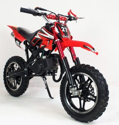 Red Age 6-12 Chunky Tyre 49cc Petrol Compact Dirt Bike