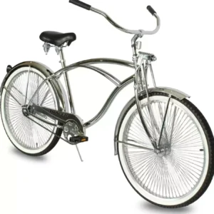 26" Chrome Beach Cruiser Bike