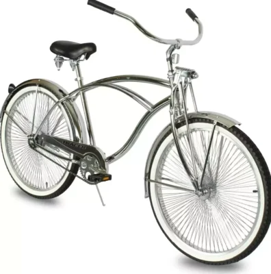 26" Chrome Beach Cruiser Bike