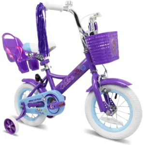 12" Pink Princess Bike – Perfect First Bicycle for Girls Ages 2-5