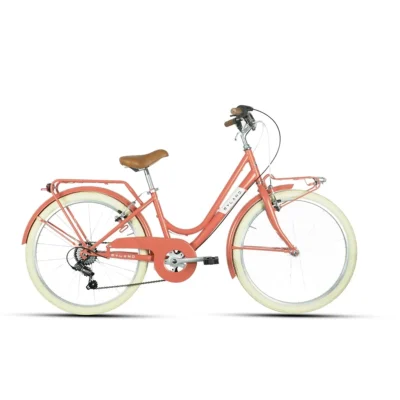 24.1" City Bike – Vibrant Orange Ride for Girls 8-11 Years